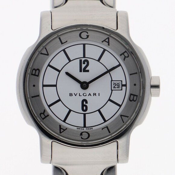 BVLGARI ST29S white SS QZ - Picture 1 of 9
